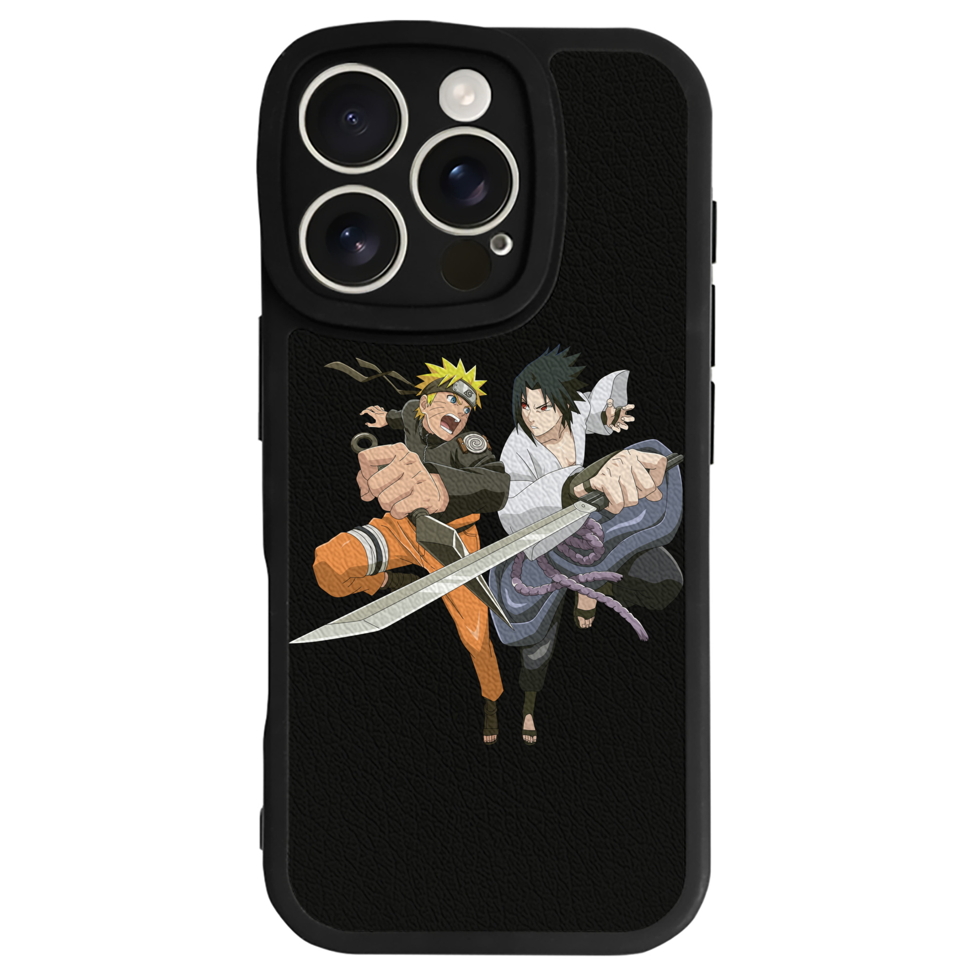 （画像用） NARUTO -ナルト- うずまき ナルト Uzumaki Naruto 【iPhone 16シリーズ対応】シリコンスマホケース（レザー調） 材質：シリコン